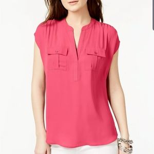 Womens I.N.C International Concepts XL Pink Shirt